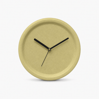 Royal Opera Yellow Round Silent Wall Clock