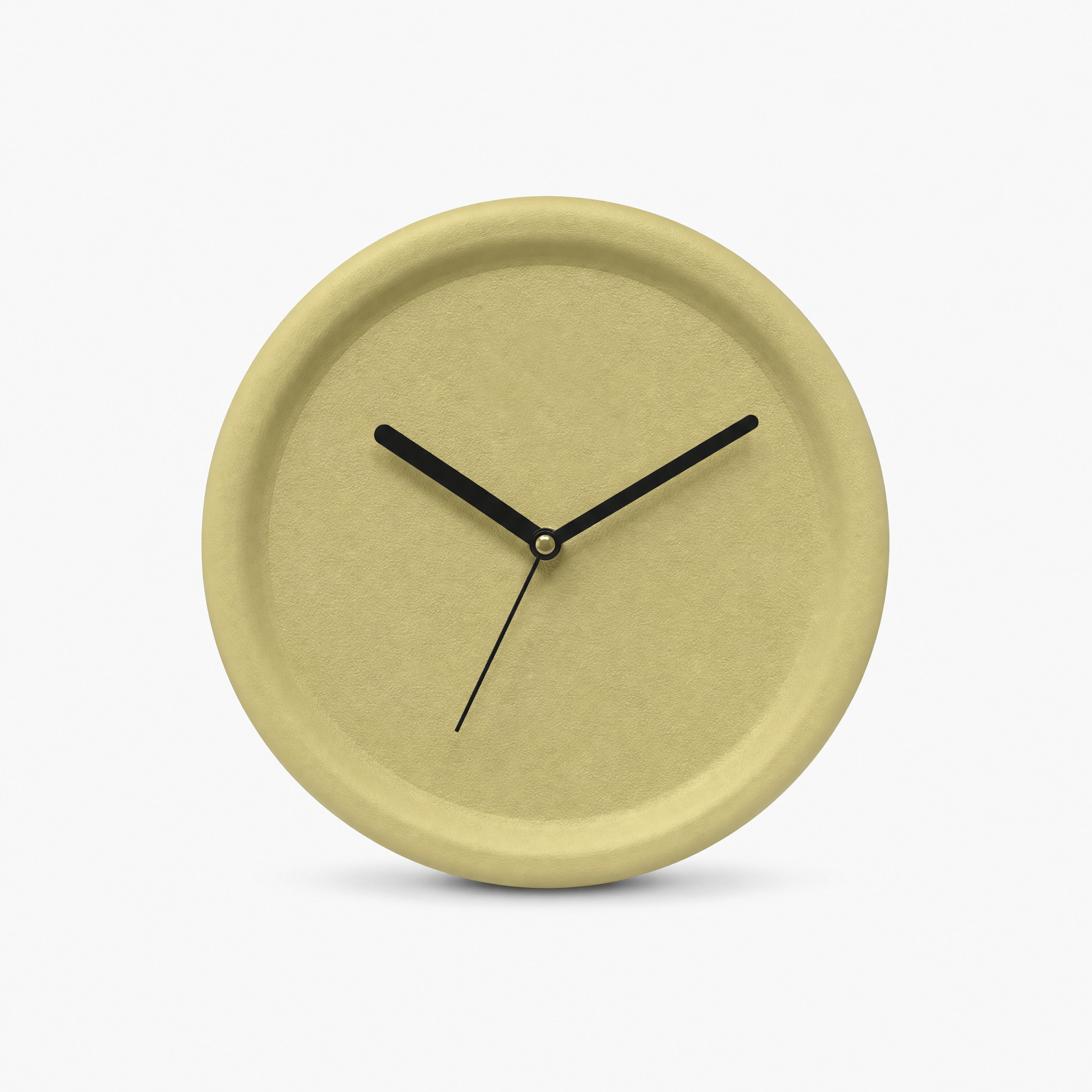 Royal Opera Yellow Round Silent Wall Clock