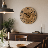 Rustic Wall Clock Silent Movement