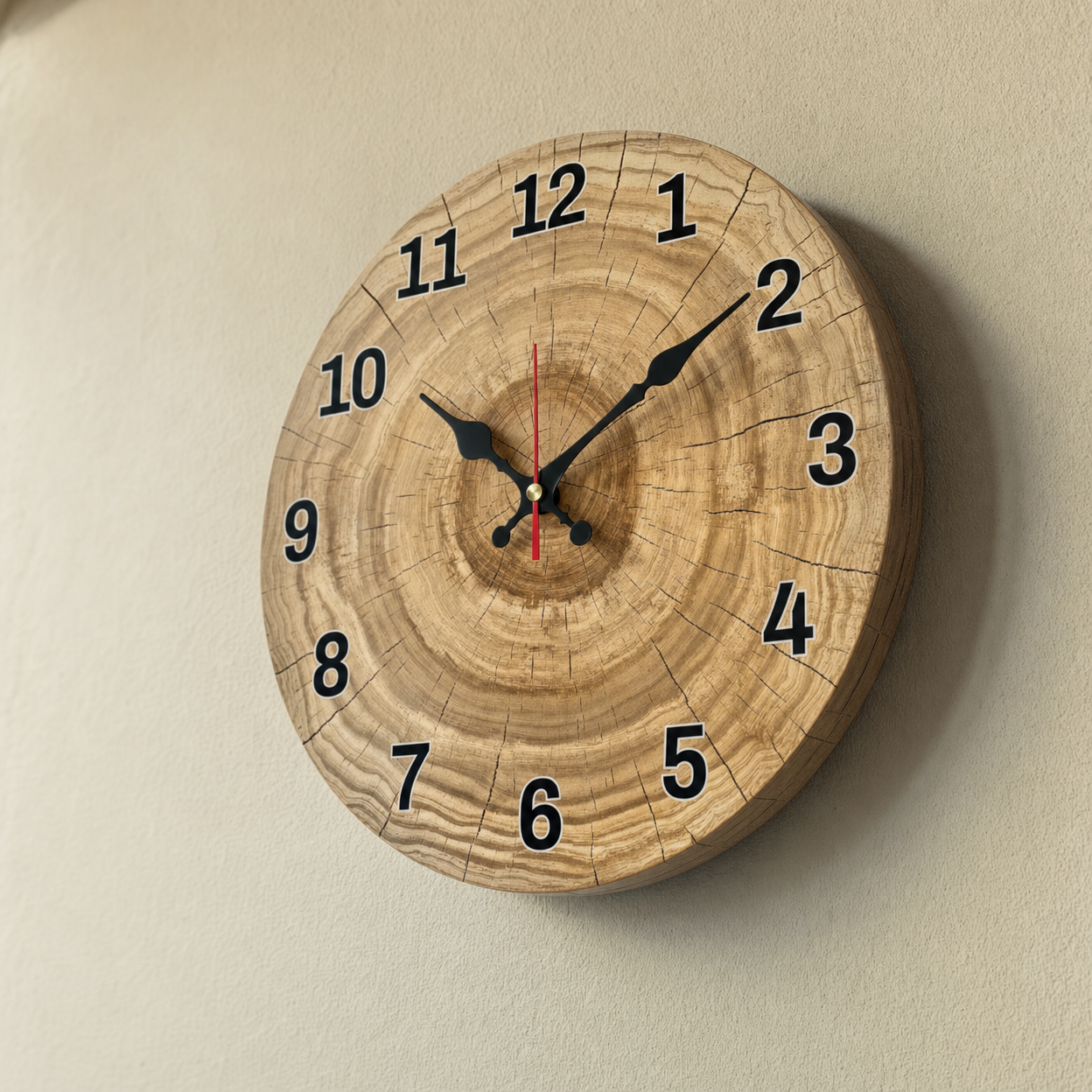 Rustic Wall Clock Silent Movement