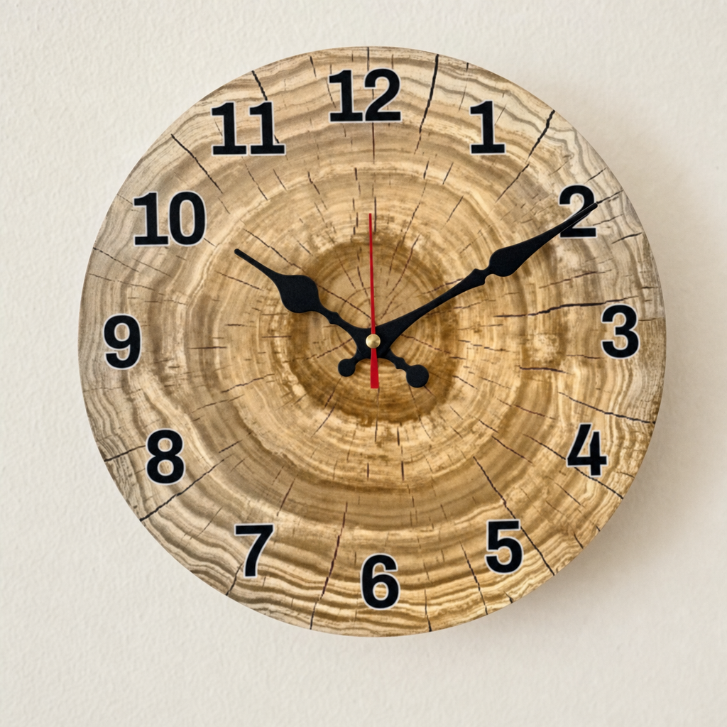 Rustic Wall Clock Silent Movement