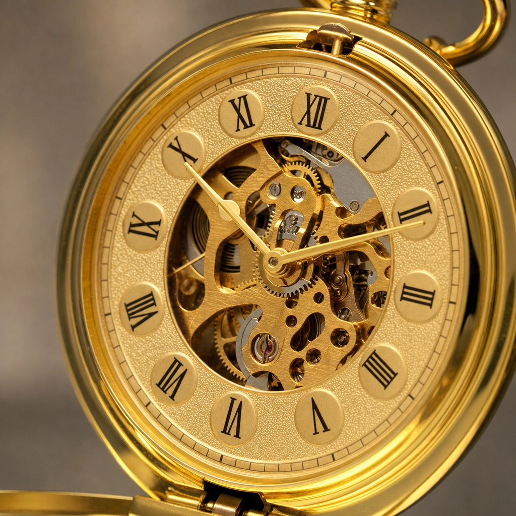 Vintage Mechanical Pocket Watch Gift